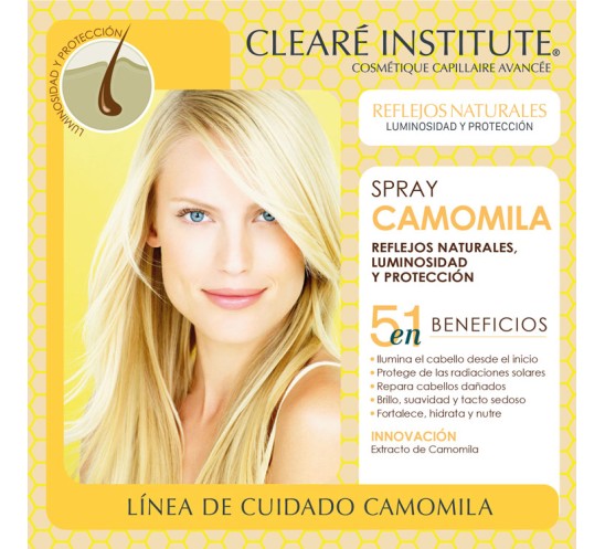 Beneficios Spray camomila cleare institute