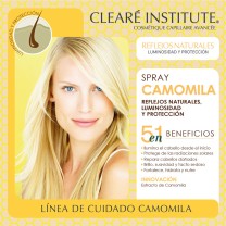 Beneficios Spray camomila cleare institute