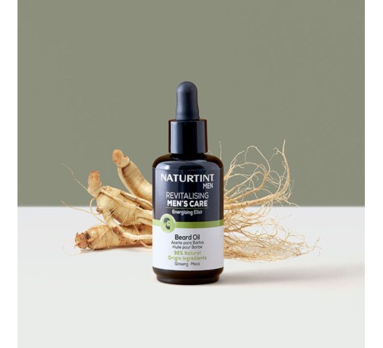 Aceite Barba nutritivo Energizante con ginseng