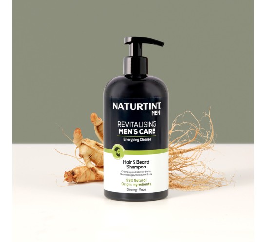 Champú de naturtint men con los principales ingredientes