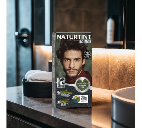 Coloración Men Tono Castaño Natural Baño