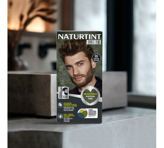 Coloración Men Tono Rubio Oscuro Baño