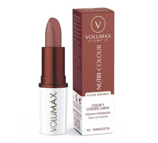 Volumax Plum it NutriColour - Terracotta Frontal y producto