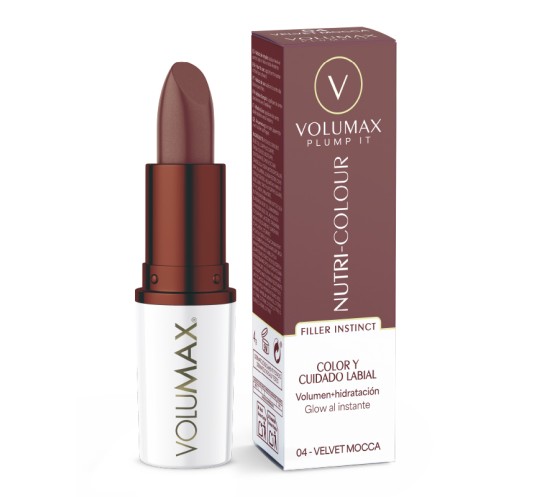 Volumax Plum it NutriColour - Velvet Mocca Frontal y producto