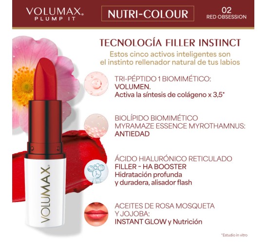 Volumax Plump It Nutri-Colour - 4 Tonos