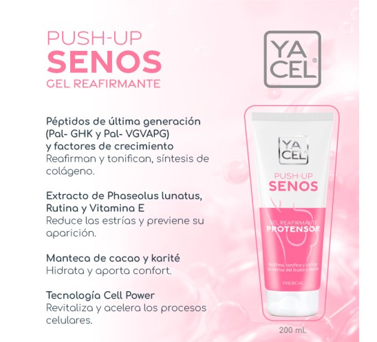 Ingredientes Yacel Push Up Senos