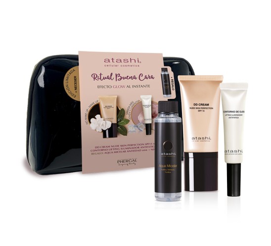 Cofre ritual buena cara de atashi con los productos