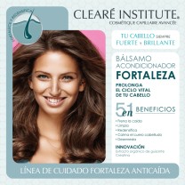 Beneficios del bálsamo acondicionador fortaleza anticaida de cleare institute