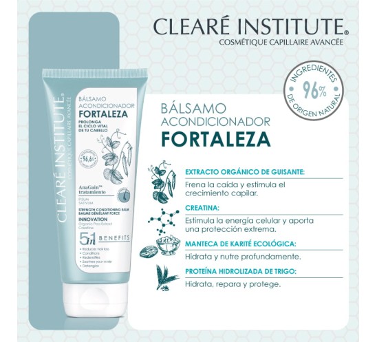 Ingredientes del bálsamo de la línea de fortaleza de cleare institute