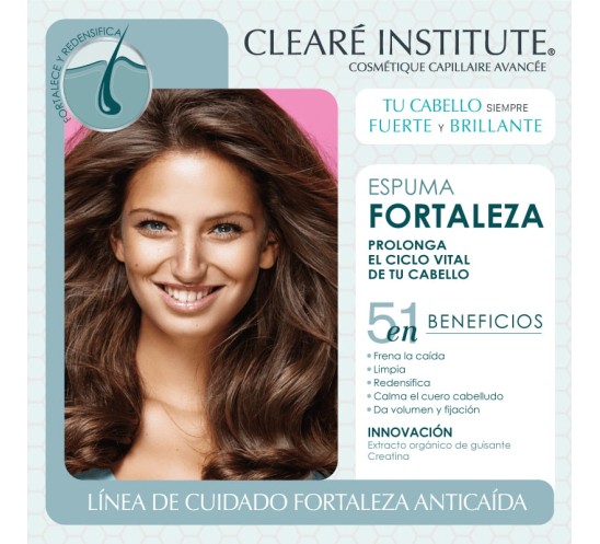 Beneficios de la espuma fortaleza anticaída de cleare institute