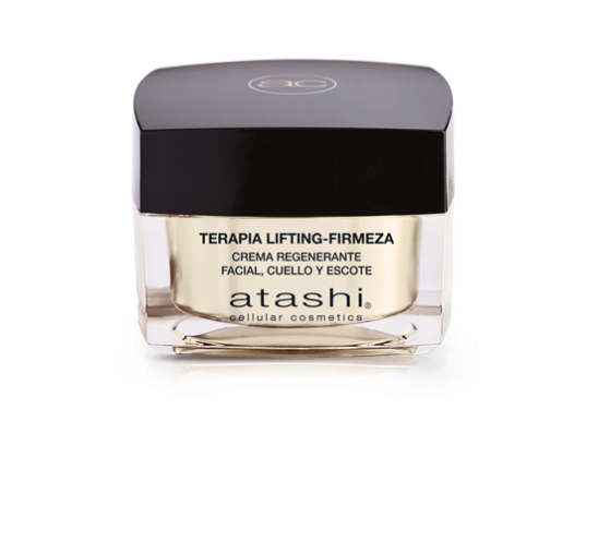 terapia-lifting-firmeza-menton-escote, crema regenerante - atashi cellular perfection skin sublime
