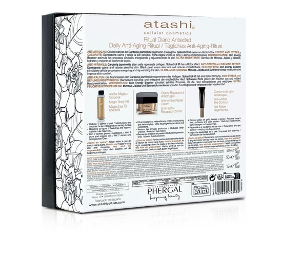 Cofre Reparadora + Contorno + Minitalla Aceite Mágico trasera