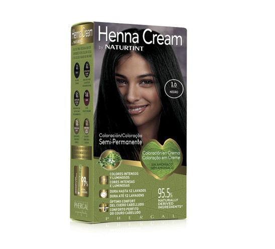 Tinte semipermanente Henna Cream sin...