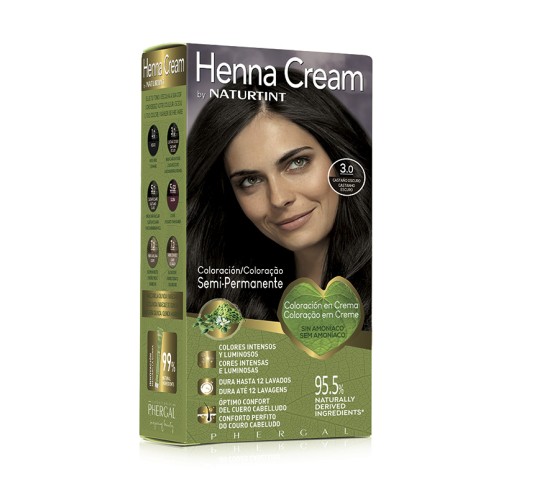 Tinte semipermanente Henna Cream sin...