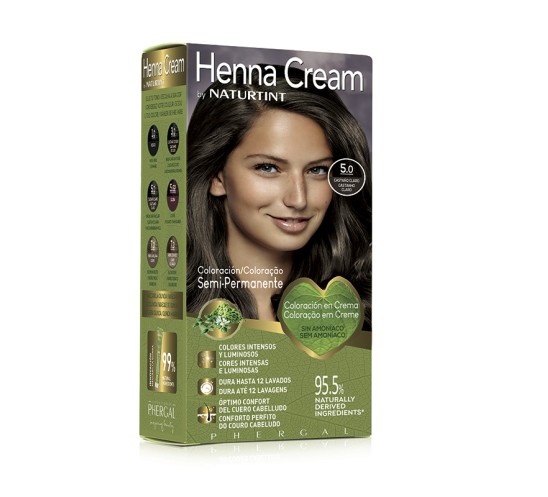 Tinte semipermanente Henna Cream sin...