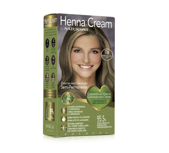 Tinte semipermanente Henna Cream sin...