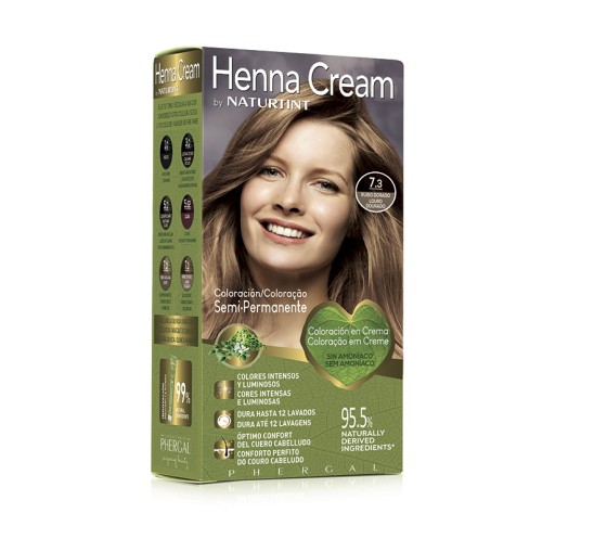 Tinte semipermanente Henna Cream sin...