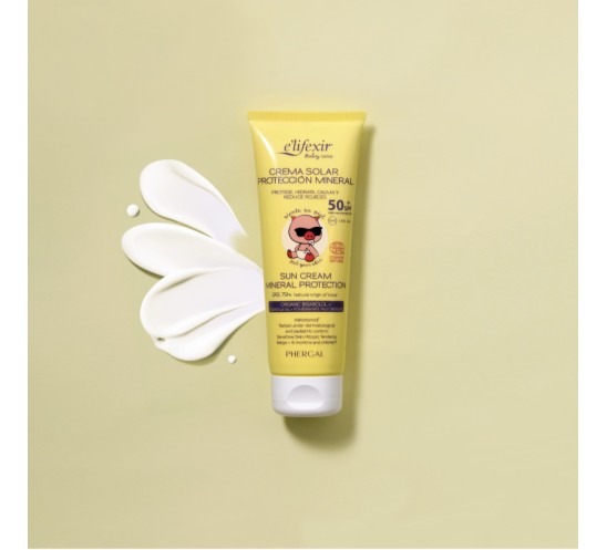 Crema solar elifexir baby textura
