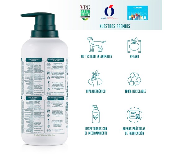 Trasera gel de ducha purificante dr.tree