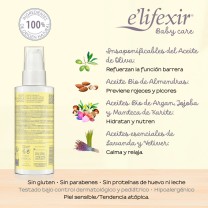 Ingredientes del aceite de masaje de baby care