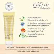 Ingredientes de la crema facial reparadora calmante