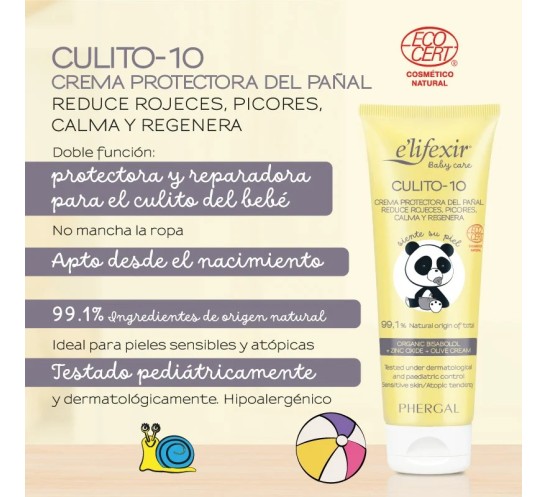 Beneficios Culito-10, crema protectora del pañal