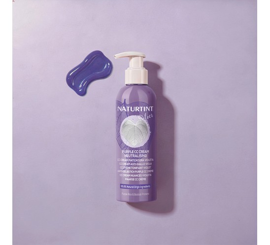 CC Cream matizador violeta textura