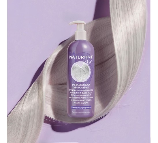 CC Cream matizador violeta para cabellos blancos / rubios