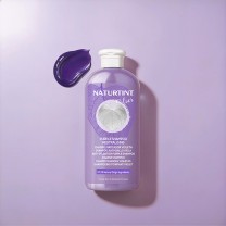 Champú matizador violeta textura