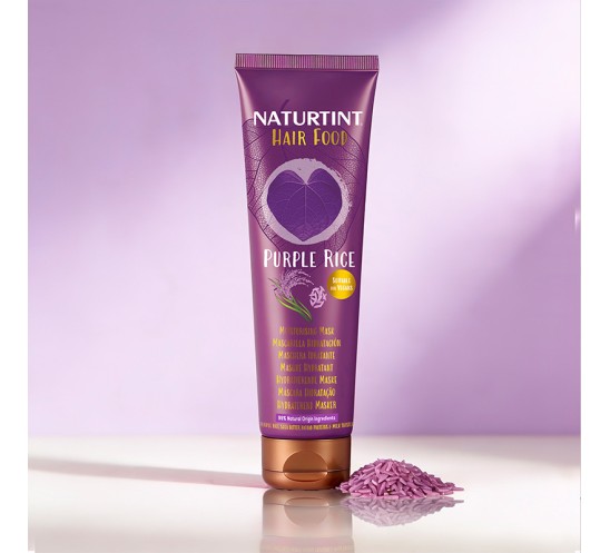 Ingrediente principal Mascarilla Hair Food Purple Rice Naturtint