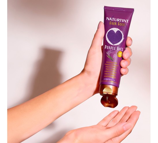 Mascarilla Hair Food Purple Rice Naturtint textura
