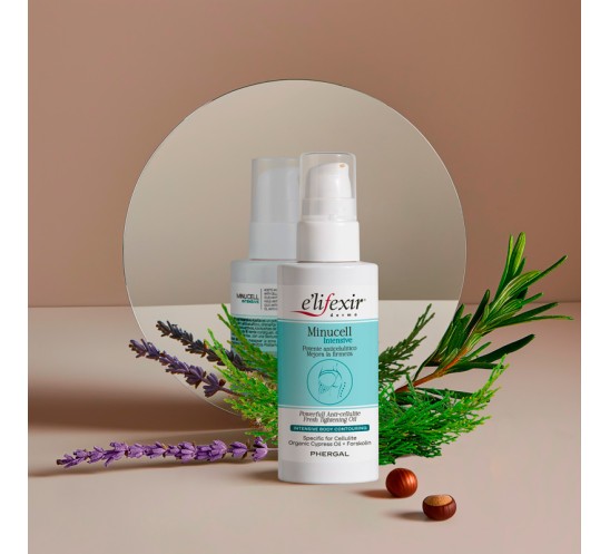 Minucell Intensive Aceite junto a lavanda