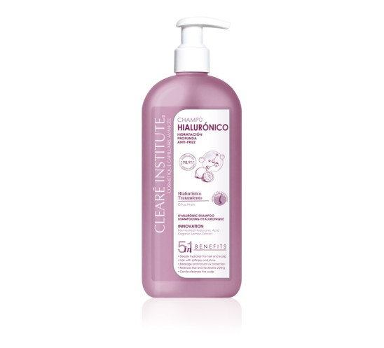 Frontal del Champú con Ácido Hialurónico de Clearé Institute