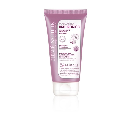 Frontal de la Mascarilla con Ácido Hialurónico de Clearé Institute