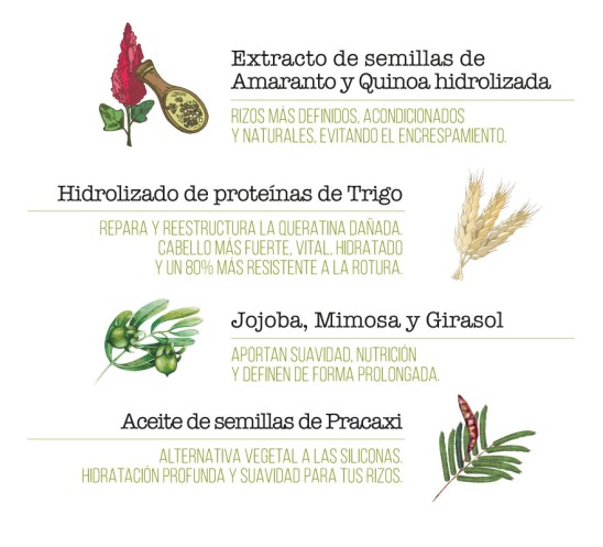 Acondicionador sin Aclarado para Rizos