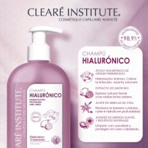 Ingredientes champú ácido hialurónico cleare institute