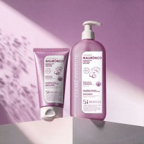 Dúo de mascarilla y champú de ácido hialurónico de clearé institute