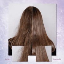 Antes y después de usar la mascarilla de ácido hialurónico
