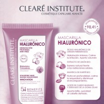 Ingredientes de la mascarilla de ácido hialurónico de cleare institute