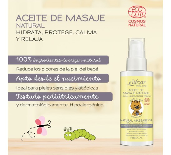 Beneficios del aceite de masaje de baby care