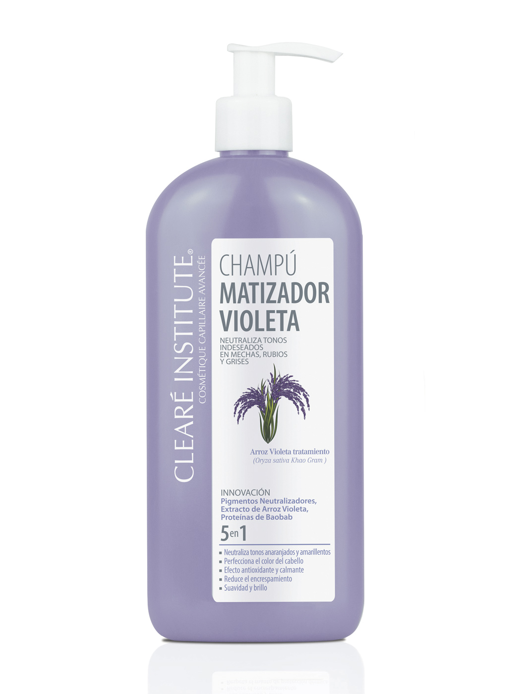 Champ&uacute; matizador violeta