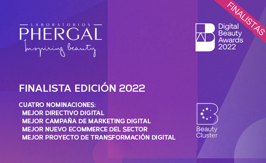 Laboratorios Phergal recibe 4 nominaciones para los Digital Beauty Awards 2022