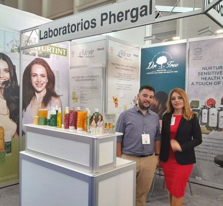 Laboratorios Phergal en la feria Vivaness 2024 en Núremberg, Alemania.