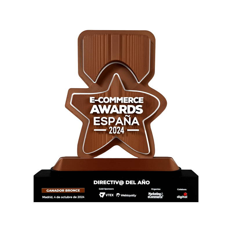 Chen Yue, Head of Digital de Laboratorios Phergal, fue galardonado como "Mejor Directivo de ecommerce.