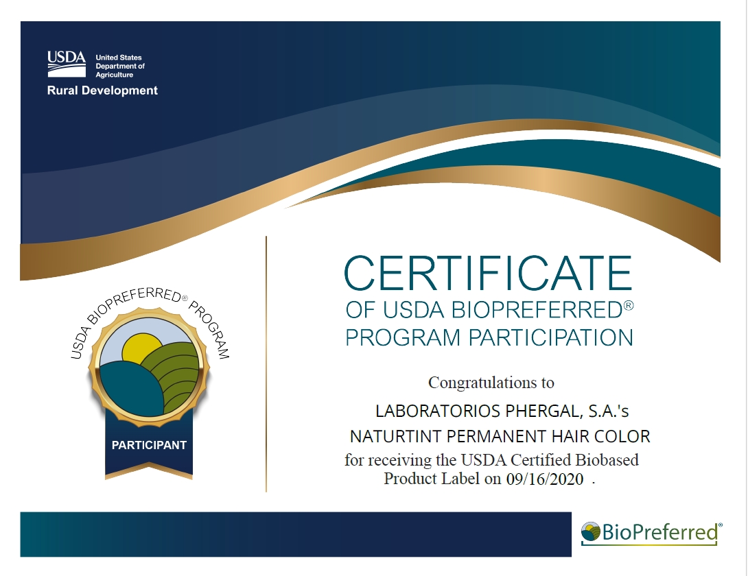 Certificado biobased