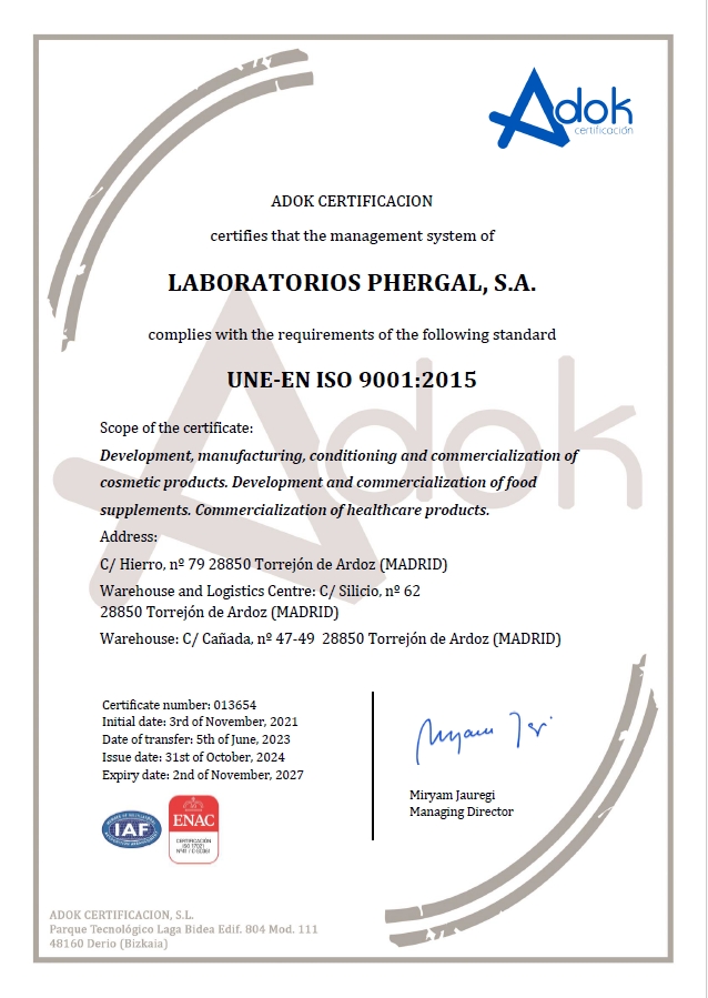Certificado ISO 9001