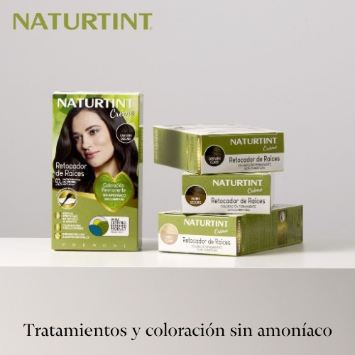 Logotipo de naturtint. Coloracion natural y tratamientos capilares
