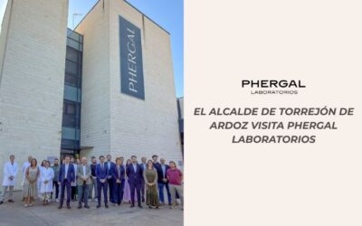 El alcalde de Torrejón de Ardoz visita Phergal Laboratorios, una compañía nacida en la ciudad que hoy exporta innovación a más de 45 países
